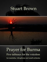 Prayer for Burma Orchestra sheet music cover